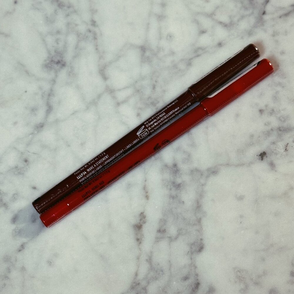 NYX Line Loud Lip Pencil Set | Make A Statement & Rebel Red | NEW MAKEUP